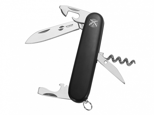 Нож перочинный, 90 мм, 10 функций с логотипом в Екатеринбурге заказать по выгодной цене в кибермаркете AvroraStore