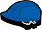 Флешка «Каска», синяя, 8 Гб с логотипом в Екатеринбурге заказать по выгодной цене в кибермаркете AvroraStore