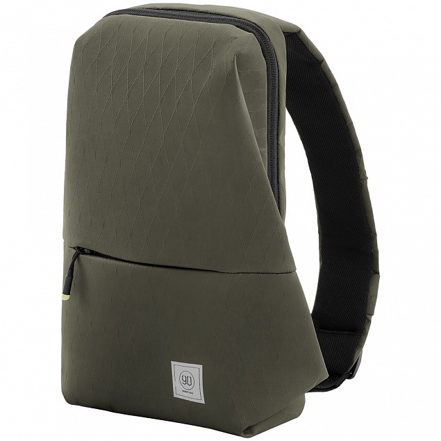 Рюкзак на одно плечо City Sling Bag, зеленый с логотипом в Екатеринбурге заказать по выгодной цене в кибермаркете AvroraStore