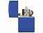 Зажигалка ZIPPO Classic с покрытием Royal Blue Matte с логотипом в Екатеринбурге заказать по выгодной цене в кибермаркете AvroraStore