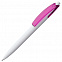 Ручка шариковая Bento, белая с розовым с логотипом в Екатеринбурге заказать по выгодной цене в кибермаркете AvroraStore