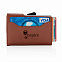 Кошелек с держателем для карт C-Secure RFID, коричневый с логотипом в Екатеринбурге заказать по выгодной цене в кибермаркете AvroraStore