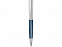 Ручка металлическая шариковая Conquest Blue с логотипом в Екатеринбурге заказать по выгодной цене в кибермаркете AvroraStore