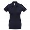 Рубашка поло женская ID.001 темно-синяя с логотипом в Екатеринбурге заказать по выгодной цене в кибермаркете AvroraStore