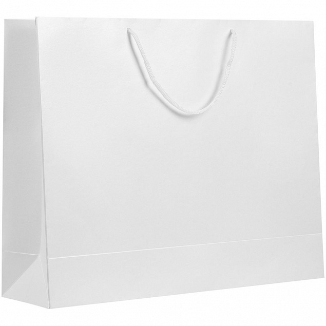Пакет бумажный «Блеск», большой, белый с логотипом в Екатеринбурге заказать по выгодной цене в кибермаркете AvroraStore