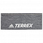 Спортивная повязка на голову Terrex Trail, серый меланж с логотипом в Екатеринбурге заказать по выгодной цене в кибермаркете AvroraStore