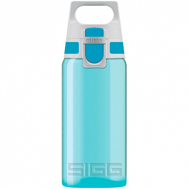 Бутылка для воды Viva One, голубая с логотипом в Екатеринбурге заказать по выгодной цене в кибермаркете AvroraStore