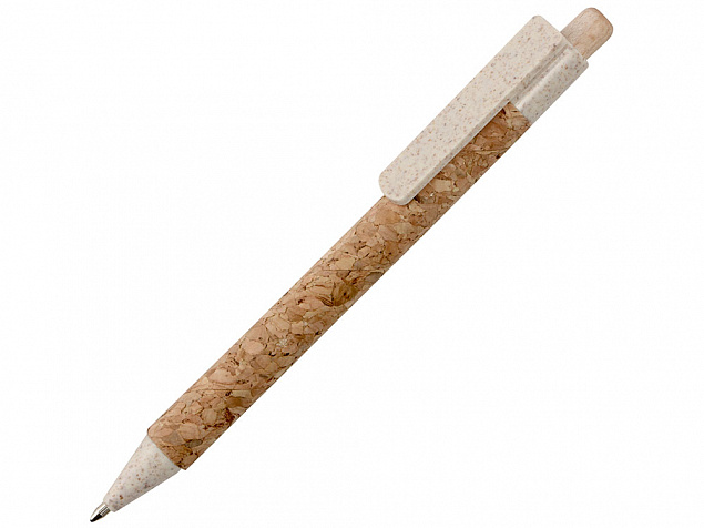 Ручка из пробки и переработанной пшеницы шариковая «Mira» с логотипом в Екатеринбурге заказать по выгодной цене в кибермаркете AvroraStore