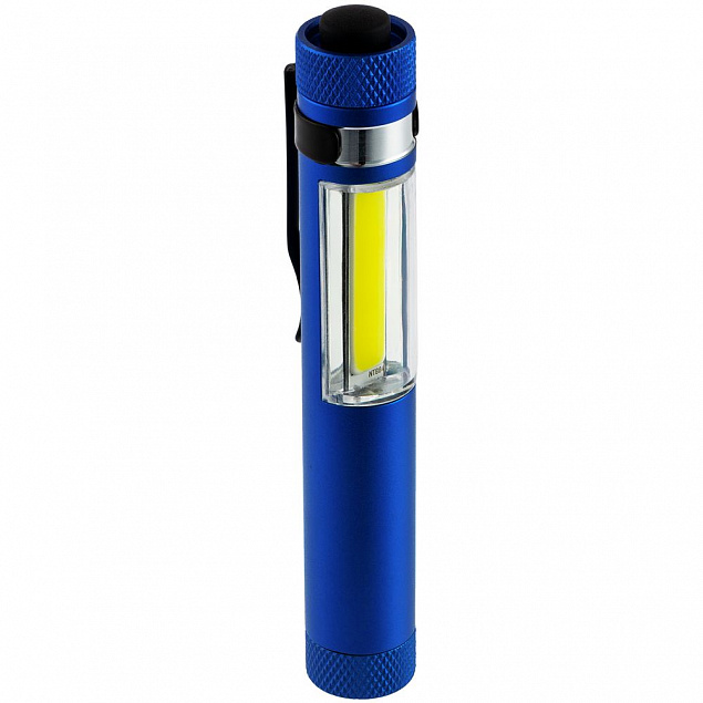 Фонарик-факел LightStream, малый, синий с логотипом в Екатеринбурге заказать по выгодной цене в кибермаркете AvroraStore