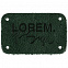 Лейбл кожаный Beta, S, зеленый с логотипом в Екатеринбурге заказать по выгодной цене в кибермаркете AvroraStore