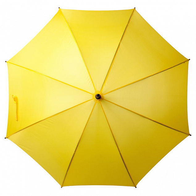 Зонт-трость Standard, желтый с логотипом в Екатеринбурге заказать по выгодной цене в кибермаркете AvroraStore