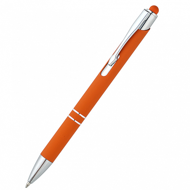 Ручка металлическая Ingrid - Оранжевый OO с логотипом в Екатеринбурге заказать по выгодной цене в кибермаркете AvroraStore