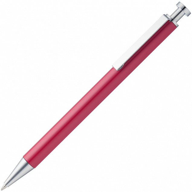 Ручка шариковая Attribute, розовая с логотипом в Екатеринбурге заказать по выгодной цене в кибермаркете AvroraStore