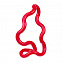 Антистресс «Змейка», красный с логотипом в Екатеринбурге заказать по выгодной цене в кибермаркете AvroraStore
