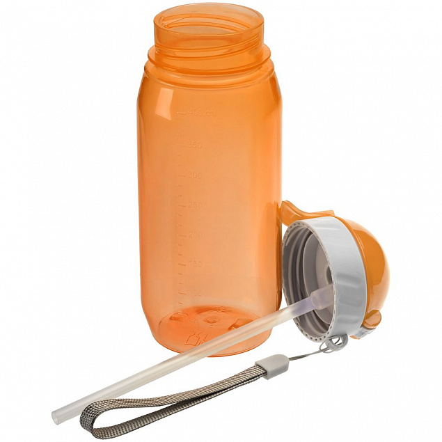 Бутылка для воды Aquarius, оранжевая с логотипом в Екатеринбурге заказать по выгодной цене в кибермаркете AvroraStore