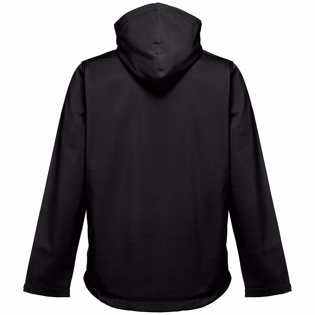 Куртка софтшелл мужская Zagreb, черная с логотипом в Екатеринбурге заказать по выгодной цене в кибермаркете AvroraStore