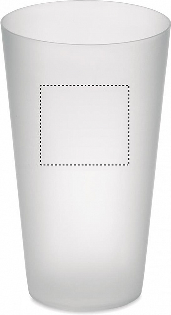 Frosted PP cup 550 ml с логотипом в Екатеринбурге заказать по выгодной цене в кибермаркете AvroraStore