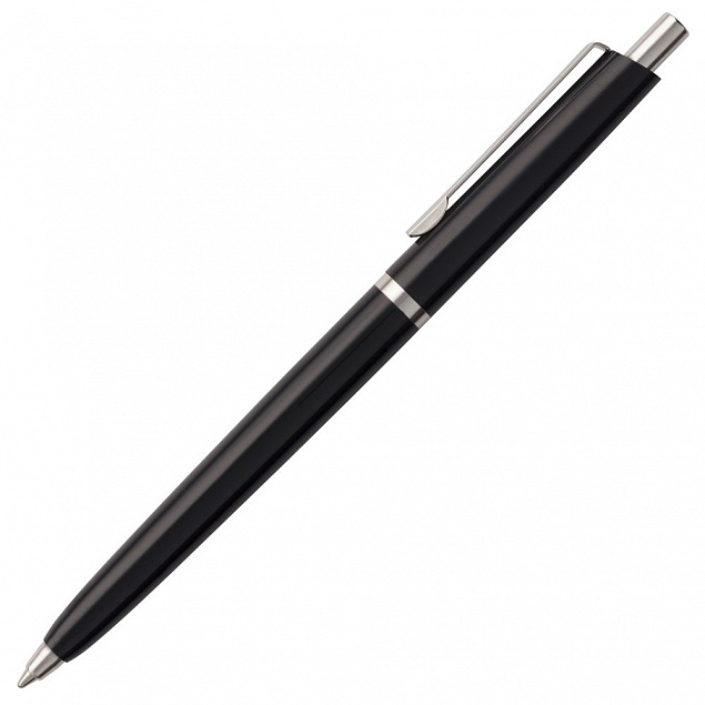 Ручка шариковая Classic, черная с логотипом в Екатеринбурге заказать по выгодной цене в кибермаркете AvroraStore
