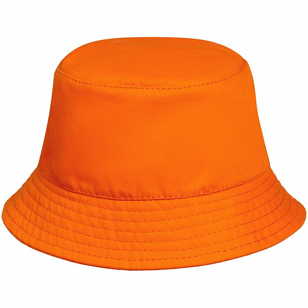 Панама Sunshade, оранжевая с логотипом в Екатеринбурге заказать по выгодной цене в кибермаркете AvroraStore