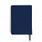Ежедневник недатированный Duncan, А5,  темно-синий, белый блок с логотипом в Екатеринбурге заказать по выгодной цене в кибермаркете AvroraStore
