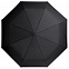 Складной зонт Hogg Trek, черный с логотипом в Екатеринбурге заказать по выгодной цене в кибермаркете AvroraStore