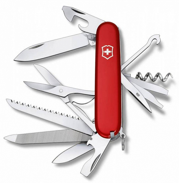 Офицерский нож Ranger 91, красный с логотипом в Екатеринбурге заказать по выгодной цене в кибермаркете AvroraStore