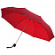 Зонт складной Fiber Alu Light, красный с логотипом в Екатеринбурге заказать по выгодной цене в кибермаркете AvroraStore