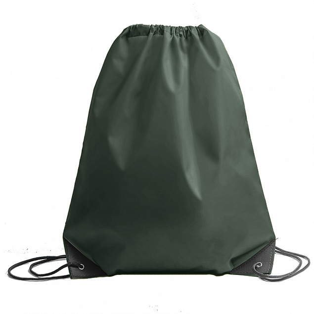 Рюкзак мешок с укреплёнными уголками BY DAY, хаки, 35*41 см, полиэстер 210D с логотипом в Екатеринбурге заказать по выгодной цене в кибермаркете AvroraStore