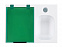Подставка под ручку и скрепки Потакет, белый/зеленый с логотипом в Екатеринбурге заказать по выгодной цене в кибермаркете AvroraStore