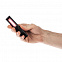 Фонарик-факел аккумуляторный Wallis, черный с логотипом в Екатеринбурге заказать по выгодной цене в кибермаркете AvroraStore
