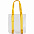Шоппер Clear Fest, прозрачный серый с желтыми ручками с логотипом в Екатеринбурге заказать по выгодной цене в кибермаркете AvroraStore