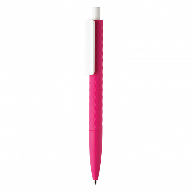 Ручка X3 Smooth Touch, розовый с логотипом в Екатеринбурге заказать по выгодной цене в кибермаркете AvroraStore