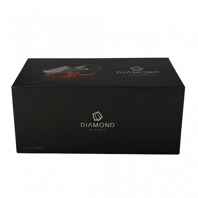 Набор бокалов Diamond, 2 шт с логотипом в Екатеринбурге заказать по выгодной цене в кибермаркете AvroraStore