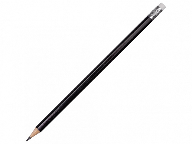 Шестигранный карандаш с ластиком «Presto» с логотипом в Екатеринбурге заказать по выгодной цене в кибермаркете AvroraStore