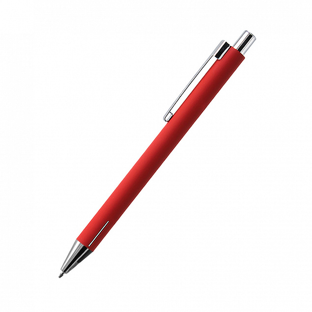 Ручка металлическая Elegant Soft - Красный PP с логотипом в Екатеринбурге заказать по выгодной цене в кибермаркете AvroraStore