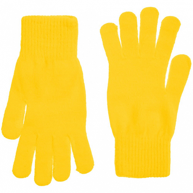 Перчатки Urban Flow, желтые с логотипом в Екатеринбурге заказать по выгодной цене в кибермаркете AvroraStore