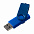 Флешка Twist Color, синяя, 16 Гб с логотипом в Екатеринбурге заказать по выгодной цене в кибермаркете AvroraStore