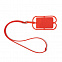 Силиконовый шнурок DALVIK, Красный с логотипом в Екатеринбурге заказать по выгодной цене в кибермаркете AvroraStore
