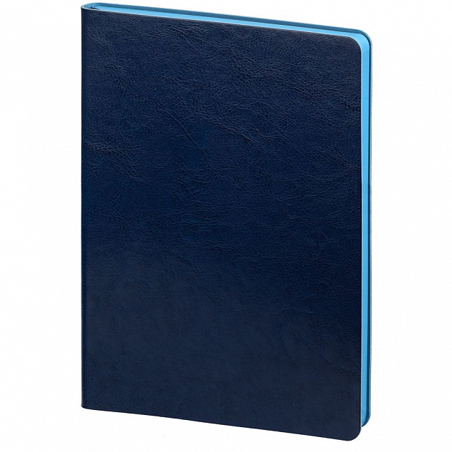 Ежедневник Slip, недатированный, сине-голубой с логотипом в Екатеринбурге заказать по выгодной цене в кибермаркете AvroraStore