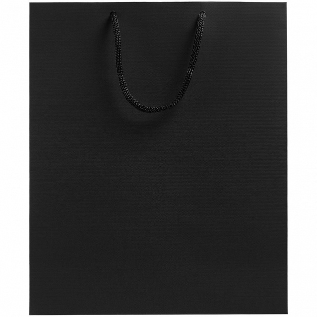 Пакет Wide, черный с логотипом в Екатеринбурге заказать по выгодной цене в кибермаркете AvroraStore