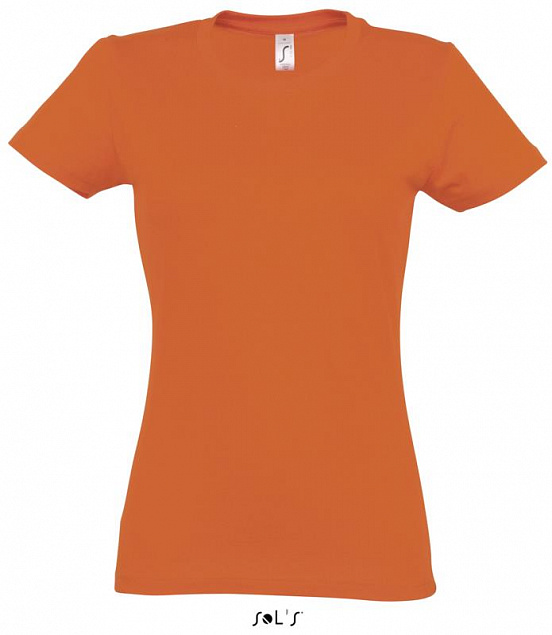 Фуфайка (футболка) IMPERIAL женская,Оранжевый L с логотипом в Екатеринбурге заказать по выгодной цене в кибермаркете AvroraStore