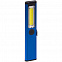 Фонарик-факел аккумуляторный Wallis, синий с логотипом в Екатеринбурге заказать по выгодной цене в кибермаркете AvroraStore