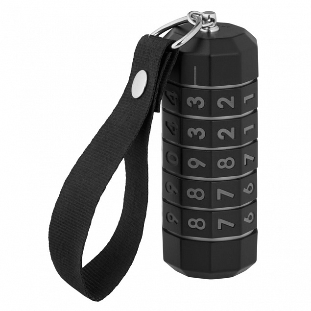 Флешка 2 в 1 с кодовым замком lokenToken 16 Гб, черная с логотипом в Екатеринбурге заказать по выгодной цене в кибермаркете AvroraStore