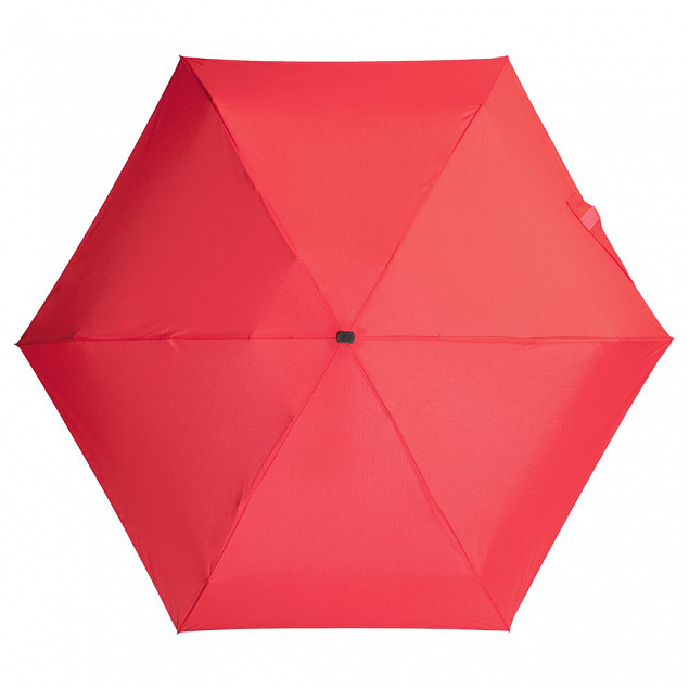 Зонт складной Five, светло-красный с логотипом в Екатеринбурге заказать по выгодной цене в кибермаркете AvroraStore