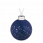 Елочный шар Stars, 8 см, синий с логотипом в Екатеринбурге заказать по выгодной цене в кибермаркете AvroraStore