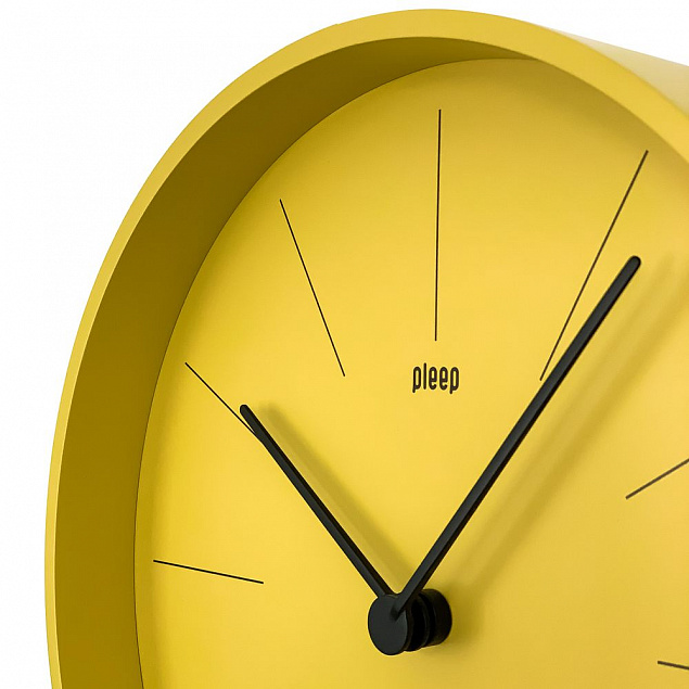 Часы настенные Ozzy, желтые с логотипом в Екатеринбурге заказать по выгодной цене в кибермаркете AvroraStore