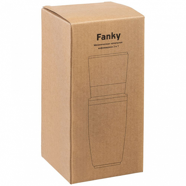 Капельная кофеварка Fanky 3 в 1, черная с логотипом в Екатеринбурге заказать по выгодной цене в кибермаркете AvroraStore