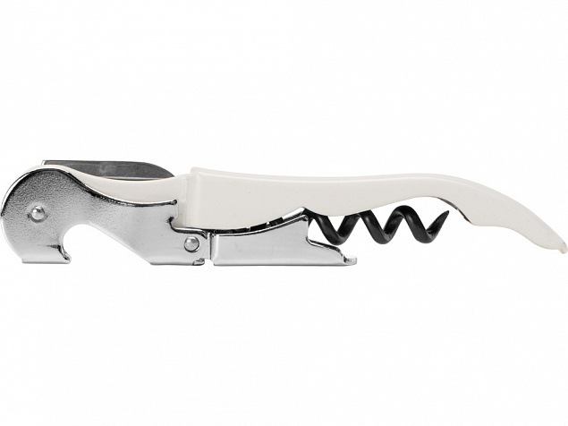 PULLTAPS BASIC WHITE/Нож сомелье Pulltap's Basic, белый с логотипом в Екатеринбурге заказать по выгодной цене в кибермаркете AvroraStore