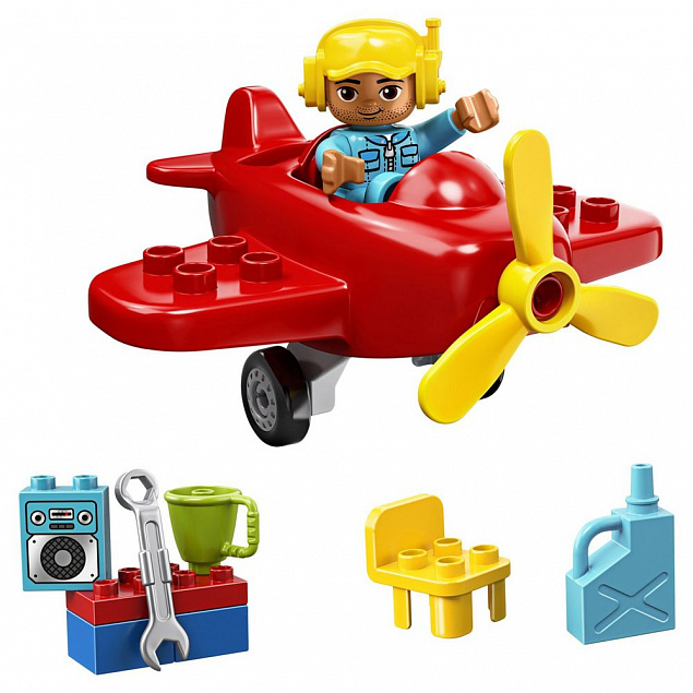 Конструктор «LEGO Duplo. Самолет» с логотипом в Екатеринбурге заказать по выгодной цене в кибермаркете AvroraStore