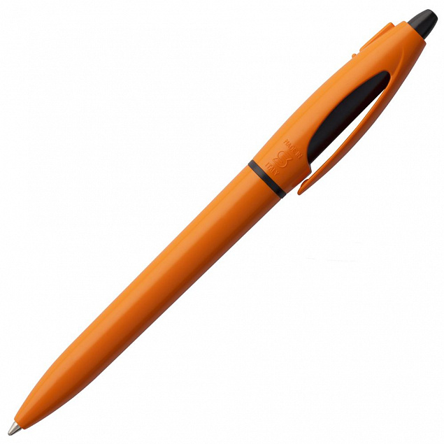Ручка шариковая S! (Си), оранжевая с логотипом в Екатеринбурге заказать по выгодной цене в кибермаркете AvroraStore